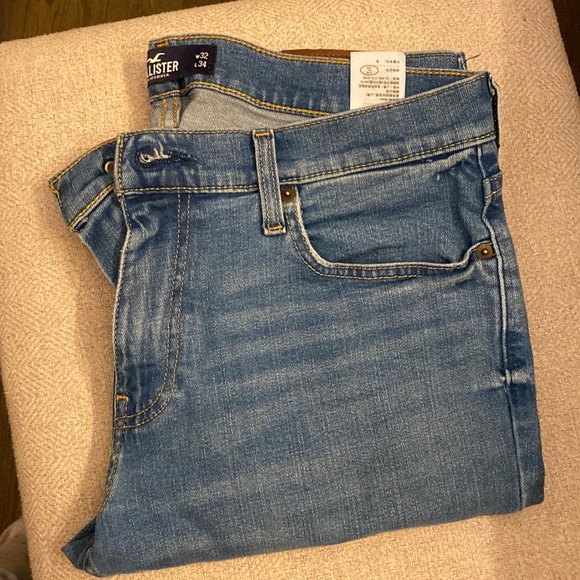 slim straight hollister epic flex jeans. 32x34 - Picture 1 of 3